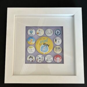 "Its Fun to Be Gin" 8x8 inch Badge Set