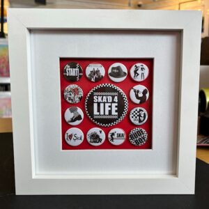 "Ska'd 4 Life" 8x8 inch Badge Set