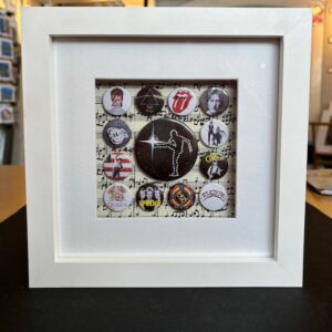 "Old Grey Whistle Test" 8x8 inch Badge Set