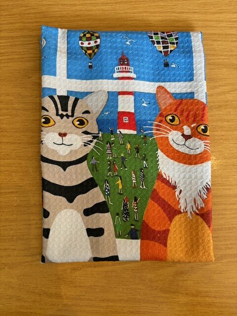 NEW Brian Pollard Cats Tea Towel collection