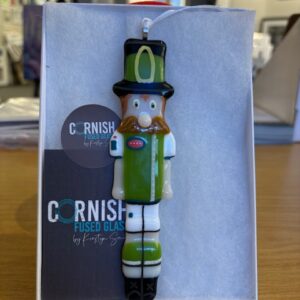 Plymouth Argyle FC - Pilgrim Pete, Fused glass Tree Decoration